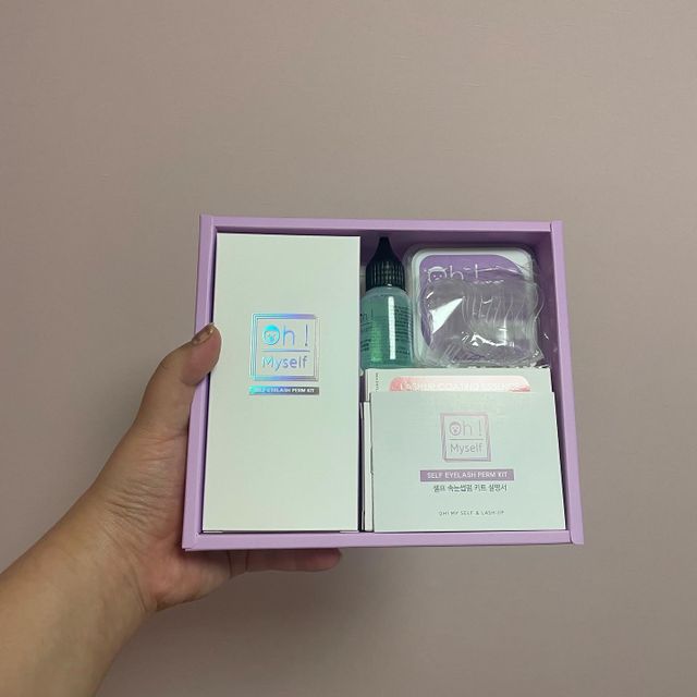 [오마이셀프] 셀프 속눈썹펌 키트 뷰러펌 파마 세트 리뷰 사진