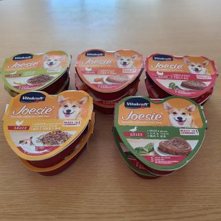 비타크래프트 조에시 하트캔 85g 강아지 습식캔 10캔 — 5점을 준 리뷰어가 2021년 7월 올린 사용 사진