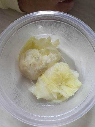 펀쿡 닭양쌈, 닭가슴살 양배추 쌈 280g 2팩 — 3점을 준 리뷰어가 2021년 1월 올린 사용 사진