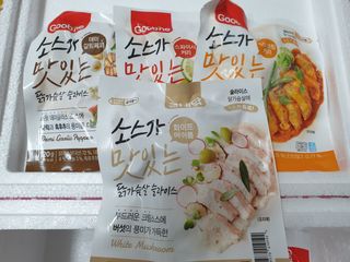 굽네몰 [굽네] 소스가 맛있는 닭가슴살 슬라이스 4종 — 5점을 준 리뷰어가 2021년 3월 올린 사용 사진