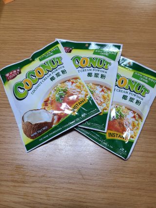[유픽] 코코넛 커리부터 칵테일까지, 춘광 코코넛 크림 파우더 3입, 2세트, 총 6개 — 5점을 준 리뷰어가 2021년 2월 올린 사용 사진