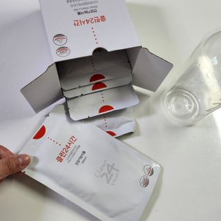 클린24시간 1BOX(5포) + 전용보틀(500ml) — 5점을 준 리뷰어가 2022년 8월 올린 사용 사진