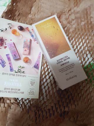 엘리샤코이 콤부차 결바이옴 앰플 — 4점을 준 리뷰어가 2021년 11월 올린 사용 사진