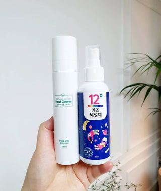 셀바이져 항균 스프레이 핸드워시 + 키즈세정제 SET — 5점을 준 리뷰어가 2021년 3월 올린 사용 사진