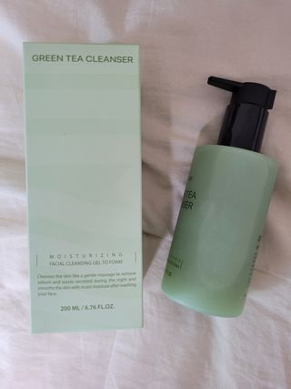 프리마인 메이크업과 들뜨는 각질까지 한방에 깐달걀로! 순하기까지한 셀베이스 그린티클렌저(200ml) — 5점을 준 리뷰어가 2023년 1월 올린 사용 사진