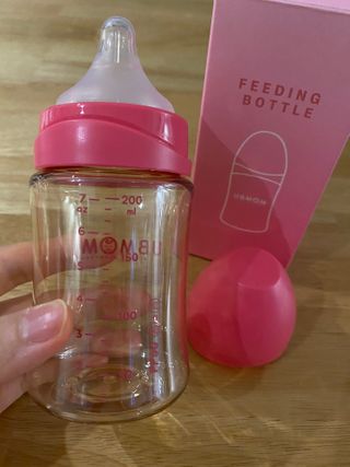 유비맘 PPSU 젖병 노꼭지_200ml_컬러 랜덤 발송 — 5점을 준 리뷰어가 2021년 1월 올린 사용 사진