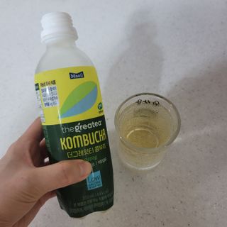더그레잇티 콤부차 [매일유업] 더그레잇티 44kcal 콤부차 300ml *12개입 (오리지널 6개+베리리치 6개) — 5점을 준 리뷰어가 2023년 7월 올린 사용 사진