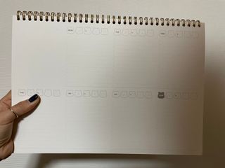 리훈 곰부 체크리스트+ 곰부 리무버블스티커 1장 — 5점을 준 리뷰어가 2021년 5월 올린 사용 사진