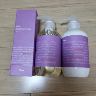 빅그린 베이비라인 3종세트 - 샴푸앤바디워시500ml,올인원로션500ml,바디크림170ml — 5점을 준 리뷰어가 2022년 11월 올린 사용 사진