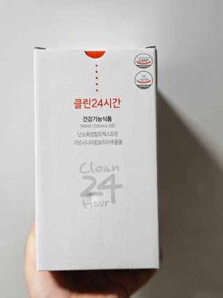 클린24시간 1BOX(5포) + 전용보틀(500ml) — 5점을 준 리뷰어가 2023년 8월 올린 사용 사진