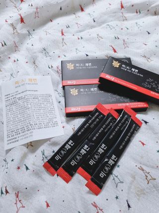 새롬바이오 리생 [미쾌변] 차전자피 식이섬유 건강기능식품 3팩 — 5점을 준 리뷰어가 2021년 7월 올린 사용 사진