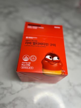 [푸름웰니스] 라바 멀티비타민 구미 36g — 5점을 준 리뷰어가 2022년 1월 올린 사용 사진