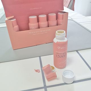 랩앤뷰티 메가 벨벳 콜라겐 12000 — 5점을 준 리뷰어가 2021년 5월 올린 사용 사진