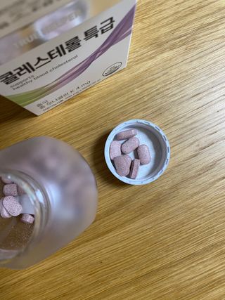 트루헬퍼 콜레스테롤 특급 낮추는 개선 영양제 1박스 2개월 — 5점을 준 리뷰어가 2023년 1월 올린 사용 사진