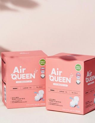에어퀸 뉴브레스 유기농 생리대 4종 (팬티라이너 20P + 중형 10P + 대형 10P + 오버나이트 8P)_체험단 — 5점을 준 리뷰어가 2024년 5월 올린 사용 사진