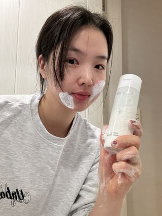 나우 [리브엠] 화해 1등 클렌징 파우더! 모공&피지 말끔순삭 — 5점을 준 리뷰어가 2023년 10월 올린 사용 사진