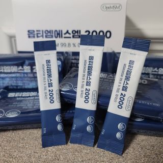 바른비타민 옵티엠에스엠2000 1박스 60포 관절 연골 복합건강기능식품 — 3점을 준 리뷰어가 2021년 6월 올린 사용 사진