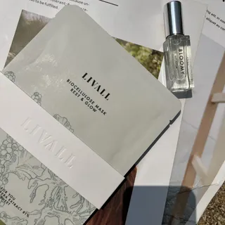 리브얼 | LIVALL 바이오셀룰로오스 마스크 레스트 앤 글로우 33ml  x 3개입 — 5점을 준 리뷰어가 2022년 6월 올린 사용 사진