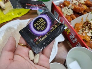 [키스립] 바이오 회사에서 만든 숙취해소제 키스립 코드레드 487 — 5점을 준 리뷰어가 2022년 1월 올린 사용 사진