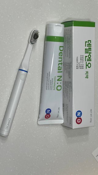 프리마인 유해균 뿐만 아니라 유익균까지 씻어내는 치약은 그만, 건강한 구강환경을 만드는 덴탈엔오 — 4점을 준 리뷰어가 2022년 5월 올린 사용 사진