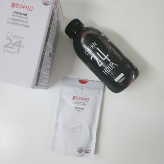 클린24시간 1BOX(5포) + 전용보틀(500ml) — 5점을 준 리뷰어가 2022년 10월 올린 사용 사진