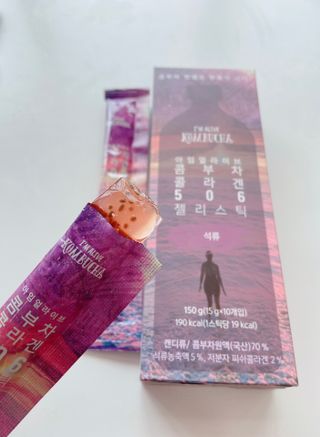 엘리샤코이 아임얼라이브 콤부차 콜라겐 506 스틱젤리 석류 — 5점을 준 리뷰어가 2021년 9월 올린 사용 사진