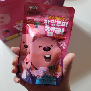 [팔도] 잔망루피젤리 믹스베리맛 42g 8개 — 4.5점을 준 리뷰어가 2022년 2월 올린 사용 사진