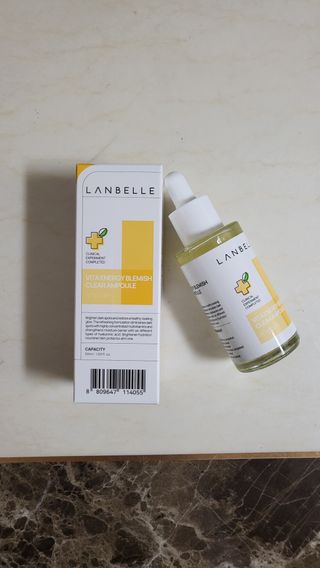 랑벨 비타 에너지 잡티 앰플 50ml 고농축 비타민, 저자극, 수분 촉촉, 미백 앰플 — 5점을 준 리뷰어가 2022년 4월 올린 사용 사진