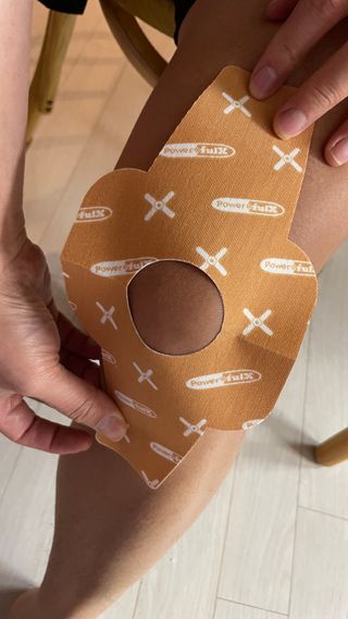 파워풀엑스 메디핑 라이트팩 다이아몬드 타입_8개입(베이지) — 5점을 준 리뷰어가 2025년 1월 올린 사용 사진