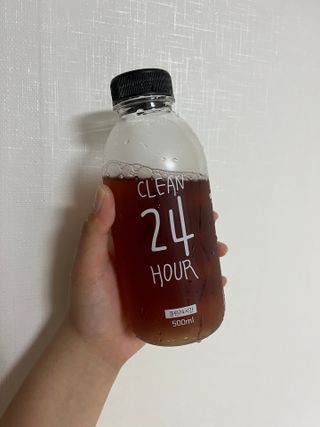 클린24시간 1BOX(5포) + 전용보틀(500ml) — 5점을 준 리뷰어가 2023년 7월 올린 사용 사진