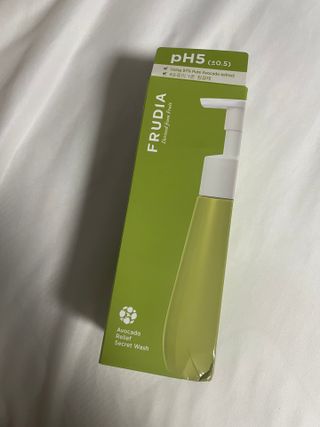 [후르디아] 아보카도 약산성 비건 여성 청결제 — 5점을 준 리뷰어가 2021년 7월 올린 사용 사진