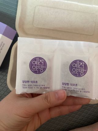 예진약방 그날을 위한 맞춤형 한방 건강식품 (4종) — 5점을 준 리뷰어가 2022년 6월 올린 사용 사진