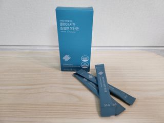 클린24시간 슬림앤유산균 1박스 (3.5g X 15포) — 5점을 준 리뷰어가 2022년 12월 올린 사용 사진