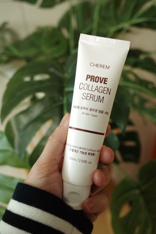 체르엠  프루브 콜라겐 앰플세럼 60ml 1병 — 5점을 준 리뷰어가 2022년 4월 올린 사용 사진
