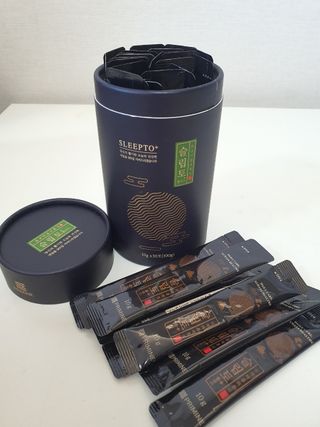 프리마인 자체 기업부설 연구소에서 찾아낸 건강한 수면의 비밀.  슬립토 플러스 30포 — 5점을 준 리뷰어가 2022년 1월 올린 사용 사진