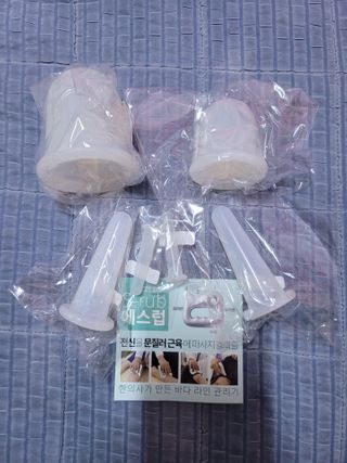 메디미케이알 커핑테라피 실리콘부항마사지 리프팅 페이스+바디 안티 셀룰 라이트 6pcs — 5점을 준 리뷰어가 2021년 2월 올린 사용 사진