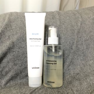 화이트리 비움 약산성 클렌징젤 ,마일드 필링젤 세트 — 3.5점을 준 리뷰어가 2021년 1월 올린 사용 사진