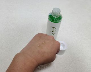 에클리스 피어나 스킨토너 — 5점을 준 리뷰어가 2022년 1월 올린 사용 사진
