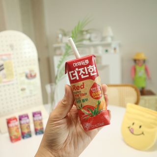 [롯데칠성] 야채듬뿍 더'진한 [롯데칠성] 야채는 이제 COLORFULL! 야채듬뿍  더 진한 레드 4개 +퍼플 4개 (총 8개) — 5점을 준 리뷰어가 2023년 6월 올린 사용 사진