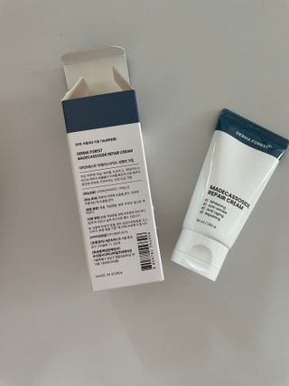 더마포레스트 마데카소사이드 리페어 크림 / 캐비아추출물 병풀추출물 시카케어 미백 주름개선 — 5점을 준 리뷰어가 2021년 6월 올린 사용 사진