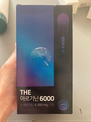 [닥터루템]THE 맛있고 THE 진한 THE 아르기닌 6000 1box (15포) — 5점을 준 리뷰어가 2022년 10월 올린 사용 사진
