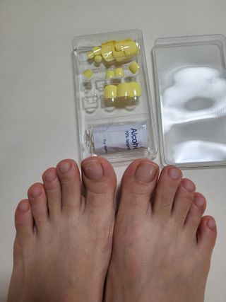 틸디앤 에어플렉스 젤리핏 페디팁 — 5점을 준 리뷰어가 2021년 7월 올린 사용 사진