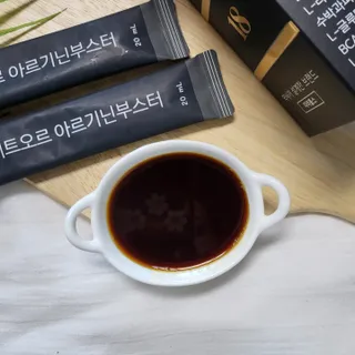 더리틀스 시트오르 아르기닌부스터 — 5점을 준 리뷰어가 2022년 11월 올린 사용 사진