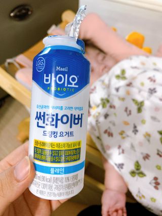LIVE 매일바이오 썬화이버 드링킹 요거트 — 5점을 준 리뷰어가 2022년 8월 올린 사용 사진