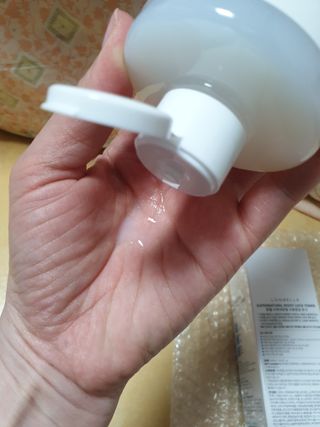 랑벨 수퍼내츄럴 수분잠금 토너 500ml (수분, 보습, 피부장벽 토너) — 4점을 준 리뷰어가 2022년 4월 올린 사용 사진