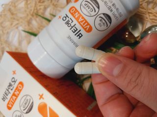 프리마인 성큼다가온 봄, 이너뷰티를 챙겨야 피부도 화사하게, 컨디션도 활기차게. 흡수율을 높인 고효율 비타민. — 5점을 준 리뷰어가 2022년 12월 올린 사용 사진