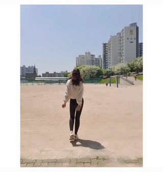 [딕시] 힙 플랙션 레깅스 HIP FLEXION Leggings — 5점을 준 리뷰어가 2022년 5월 올린 사용 사진
