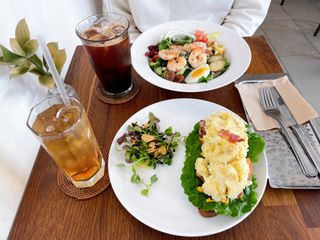 [실리그린] 샐러드 택1 + 샌드위치 택1 + 아메리카노1 — 5점을 준 리뷰어가 2021년 3월 올린 사용 사진