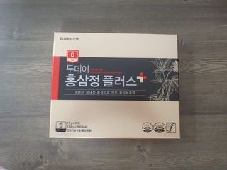 서울약사신협_투데이홍삼정플러스스틱_10g x 30포 — 5점을 준 리뷰어가 2021년 2월 올린 사용 사진