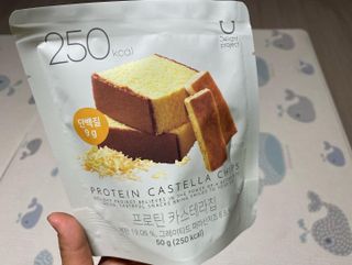 신상품) 딜라이트 프로젝트 프로틴  브라우니칩/ 카스테라칩 총 6EA — 5점을 준 리뷰어가 2022년 5월 올린 사용 사진